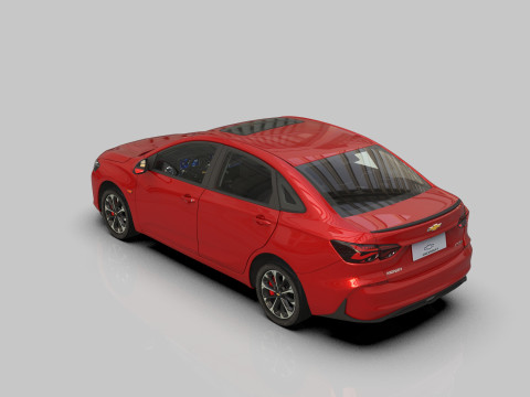 Chevrolet Monza 2023 HQ interior Modelo 3D