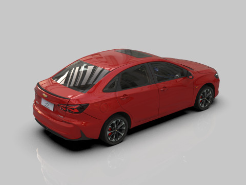 Chevrolet Monza 2023 HQ interior Modelo 3D