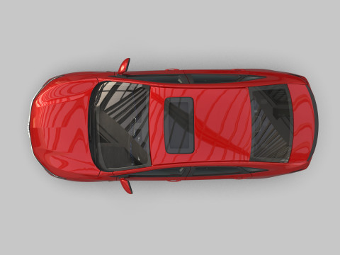 Chevrolet Monza 2023 HQ interior Modelo 3D