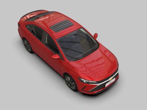 Chevrolet Monza 2023 HQ interior Modelo 3D