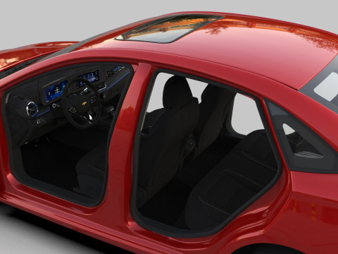 Chevrolet Monza 2023 HQ interior Modelo 3D