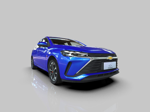 Chevrolet Monza 2023 HQ interior Modelo 3D