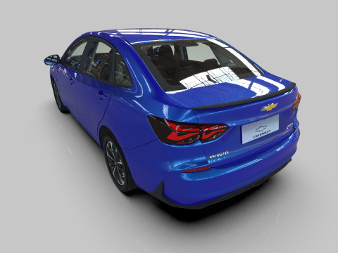 Chevrolet Monza 2023 HQ interior Modelo 3D