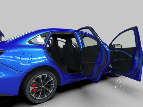 Chevrolet Monza 2023 HQ interior Modelo 3D