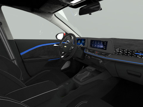 Chevrolet Monza 2023 HQ interior Modelo 3D