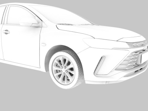 Chevrolet Monza 2023 HQ interior Modelo 3D