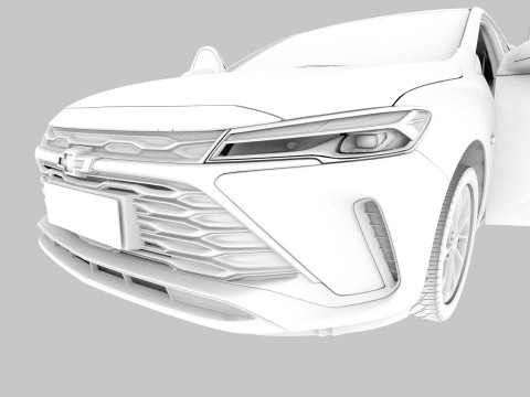 Chevrolet Monza 2023 HQ interior Modelo 3D
