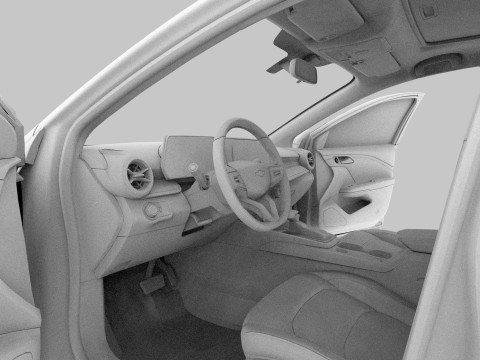 Chevrolet Monza 2023 HQ interior Modelo 3D