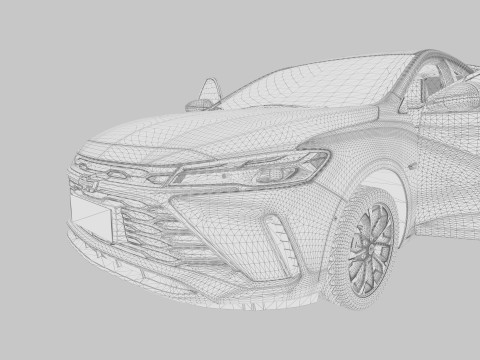 Chevrolet Monza 2023 HQ interior Modelo 3D