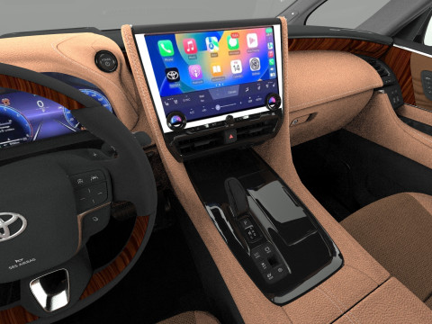 Toyota Alphard Vellfire 2023 HQ interior Modelo 3D