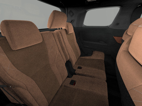 Toyota Alphard Vellfire 2023 HQ interior Modelo 3D