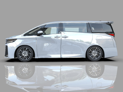 Toyota Alphard Vellfire 2023 HQ interior Modelo 3D