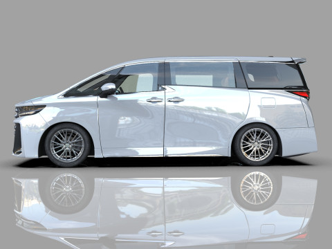 Toyota Alphard Vellfire 2023 HQ interior Modelo 3D