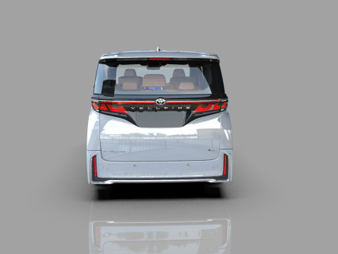 Toyota Alphard Vellfire 2023 HQ interior Modelo 3D