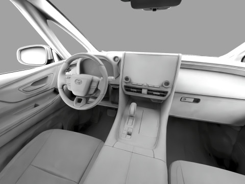 Toyota Alphard Vellfire 2023 HQ interior Modelo 3D