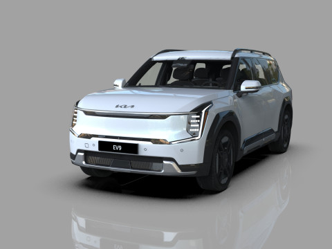Kia EV9 2023 HQ interior 3D Model