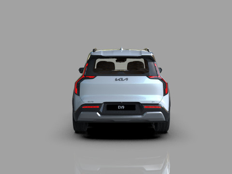 Kia EV9 2023 HQ interior 3D Model
