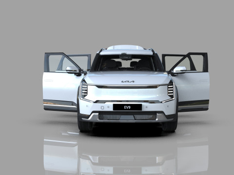 Kia EV9 2023 HQ interior 3D Model
