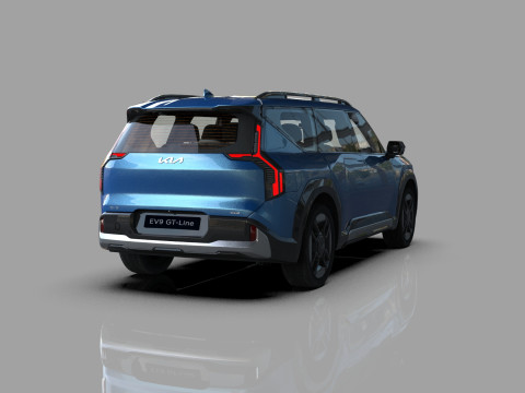 Kia EV9 2023 HQ interior 3D Model