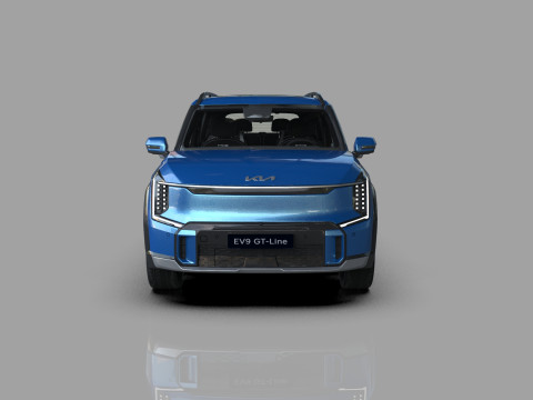 Kia EV9 2023 HQ interior 3D Model