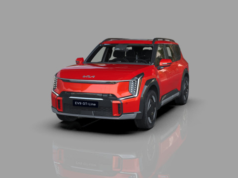 Kia EV9 2023 HQ interior 3D Model