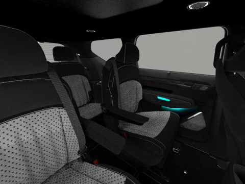 Kia EV9 2023 HQ interior 3D Model