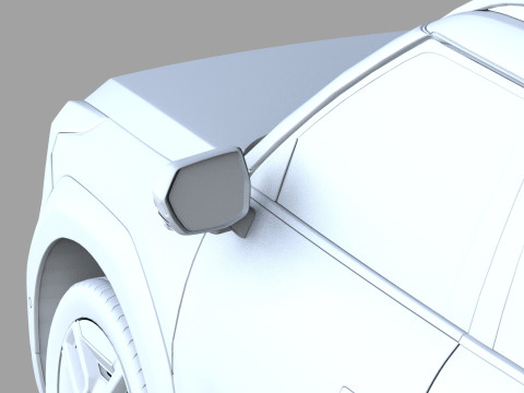 Kia EV9 2023 HQ interior 3D Model