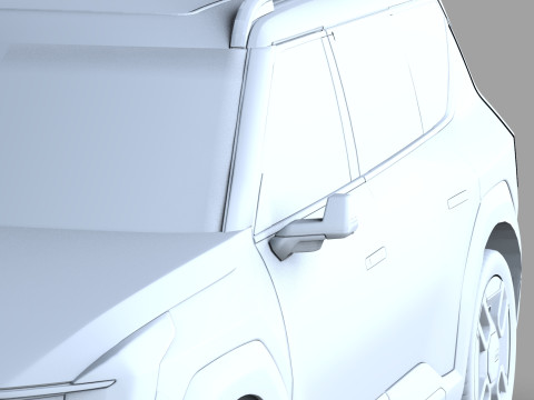Kia EV9 2023 HQ interior 3D Model