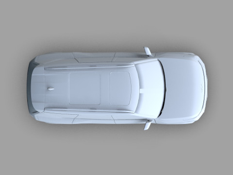 Kia EV9 2023 HQ interior 3D Model