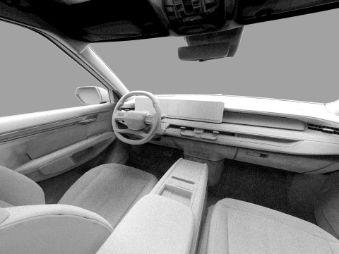 Kia EV9 2023 HQ interior 3D Model
