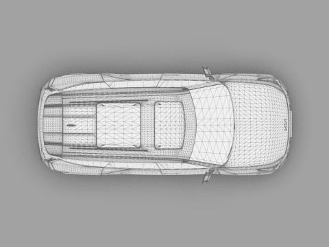 Kia EV9 2023 HQ interior 3D Model