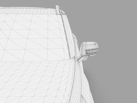 Kia EV9 2023 HQ interior 3D Model