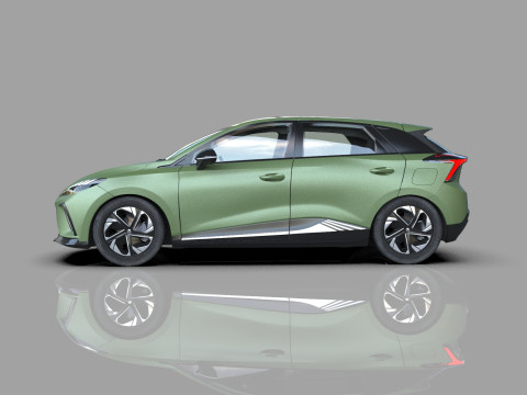 MG MG4 EV 2022 HQ interior Modèle 3D