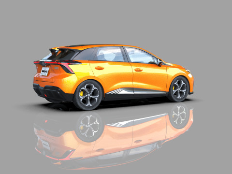 MG MG4 EV 2022 HQ interior Modèle 3D