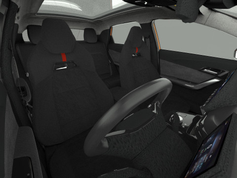 MG MG4 EV 2022 HQ interior Modèle 3D