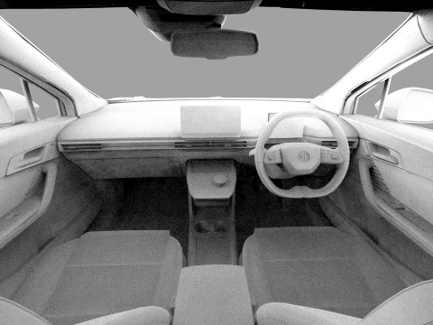 MG MG4 EV 2022 HQ interior Modèle 3D