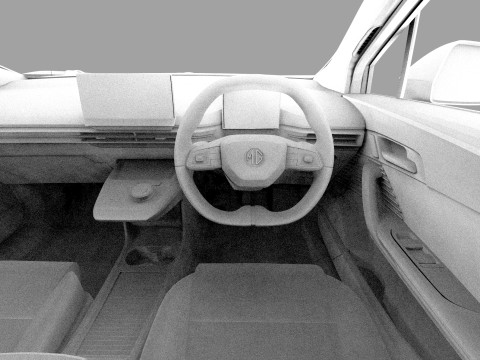 MG MG4 EV 2022 HQ interior Modèle 3D