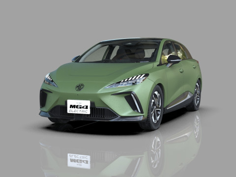 MG MG4 EV 2022 HQ interior 3D Model