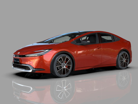 Toyota prius 2023 HQinterior 3D Модель