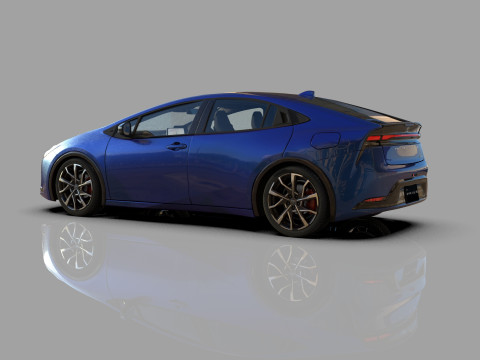 Toyota prius 2023 HQinterior 3D Модель
