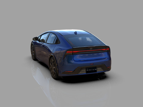 Toyota prius 2023 HQinterior 3D Модель