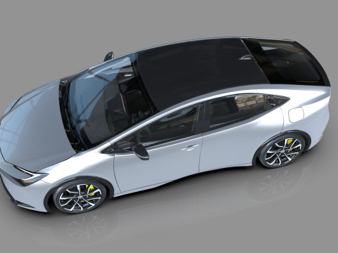 Toyota prius 2023 HQinterior 3D Модель