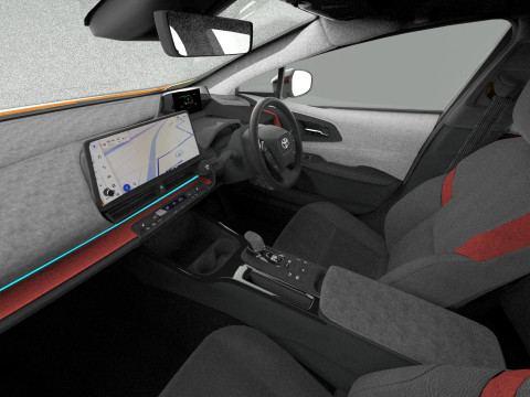 Toyota prius 2023 HQinterior 3D Модель