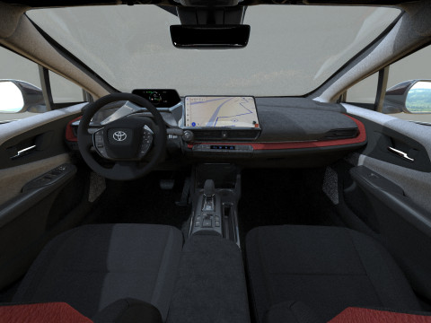 Toyota prius 2023 HQinterior 3D Модель