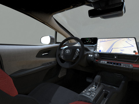 Toyota prius 2023 HQinterior 3D Модель