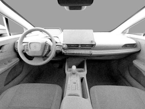 Toyota prius 2023 HQinterior 3D Модель