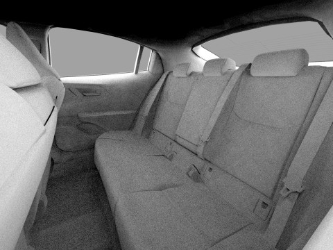 Toyota prius 2023 HQinterior 3D Модель