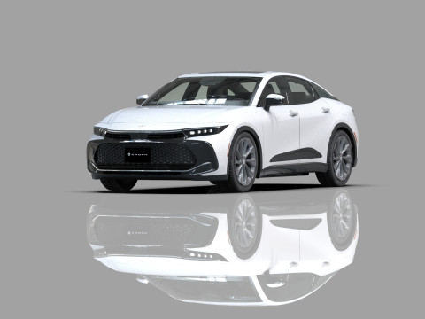 Toyota Crown Cross 2022 HQ interior 3D मॉडल