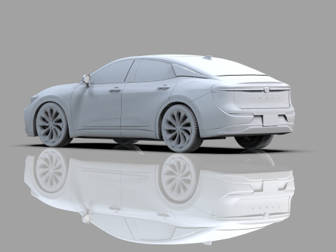 Toyota Crown Cross 2022 HQ interior 3D मॉडल