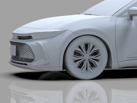 Toyota Crown Cross 2022 HQ interior 3D मॉडल